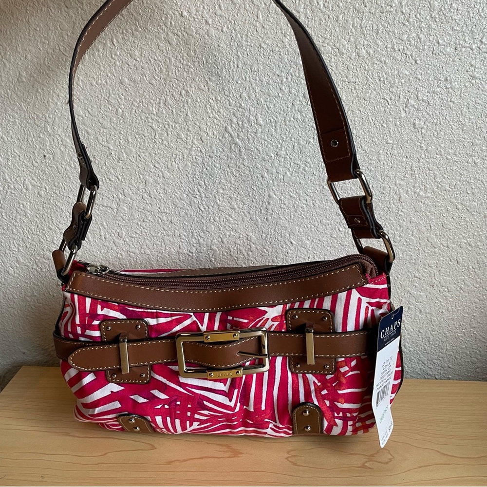 Chaps Purse NWT Tropical Shoulder Purse